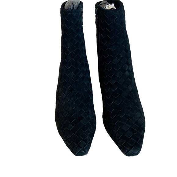 Rag & Bone Women's Rio Mid Boot Woven Leather Suede Ankle Zip Size 7.5 - Picture 4 of 7